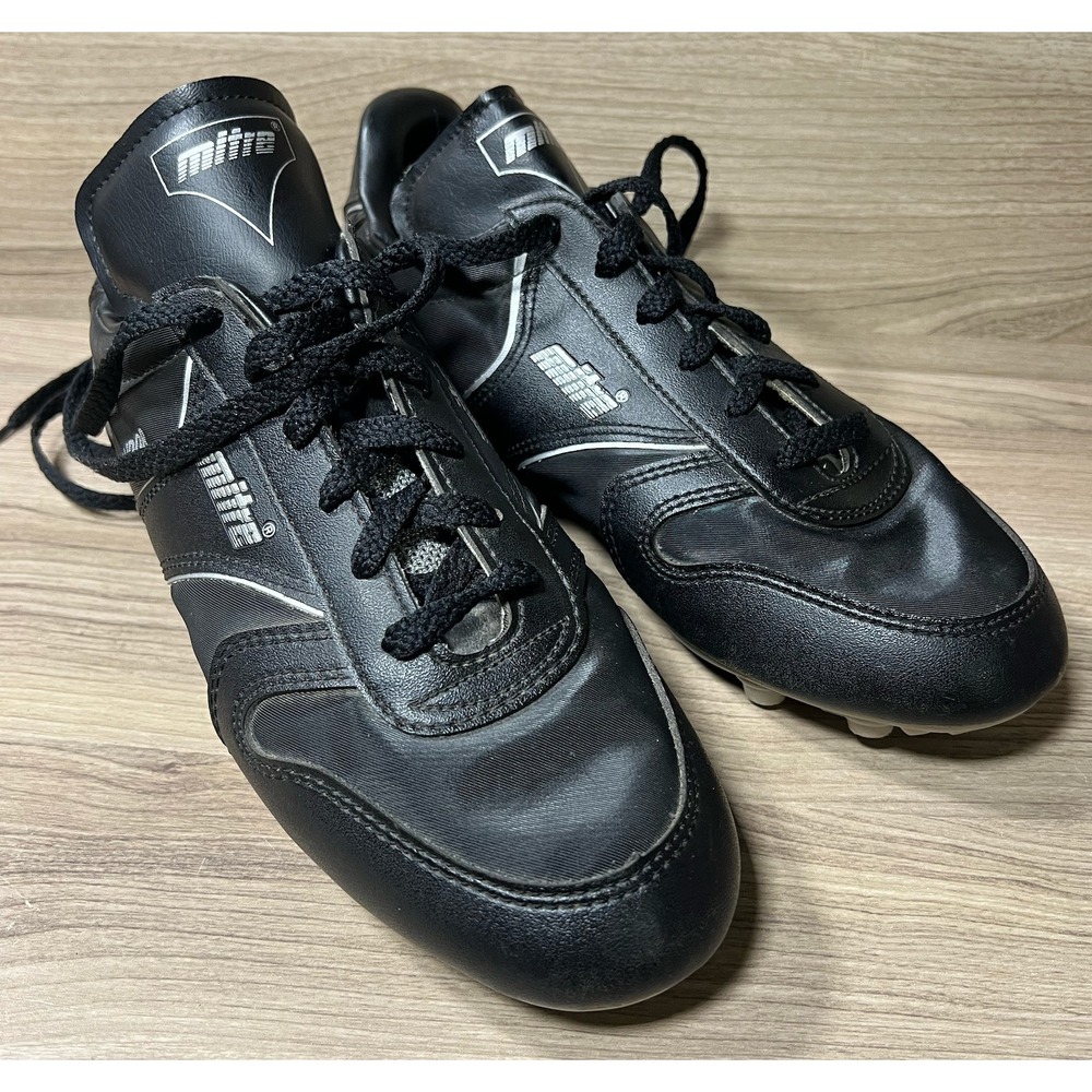 Mitre Condor Soccer Cleats Black Athletic Soccer Shoes